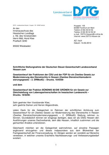 2. DRModG - [DSTG] - Landesverband Hessen