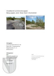 Umweltbericht und Grünordnungsplan ... - Durmersheim