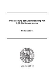 Untersuchung der Excimerbildung von 9,10-Dichloroanthrazen