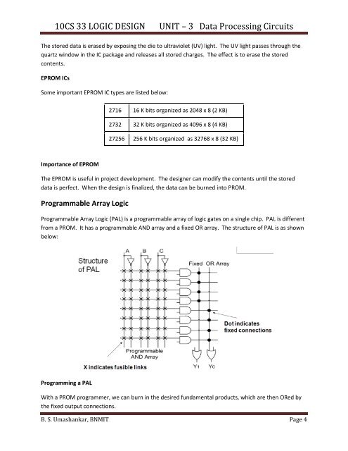 Unit – 3 Session - 12 Data Processing Circuits - VTU e-Learning ...