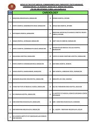 Superspeciality wise list.(As on 28/05/2013) - Employee's State ...