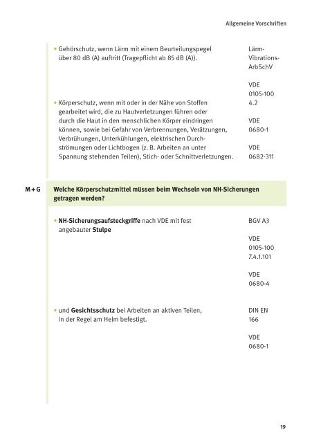 Prüfungsfragen für Elektroberufe - Die BG ETEM