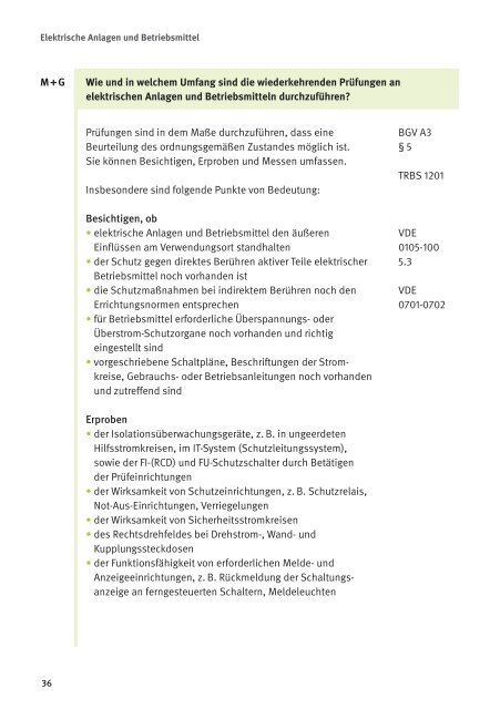 Prüfungsfragen für Elektroberufe - Die BG ETEM