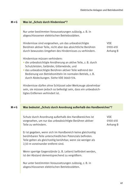 Prüfungsfragen für Elektroberufe - Die BG ETEM