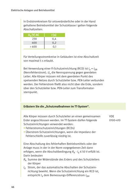 Prüfungsfragen für Elektroberufe - Die BG ETEM