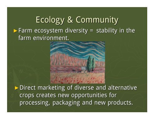 Farm Planning and Enterprise Selection - Oregon State University ...