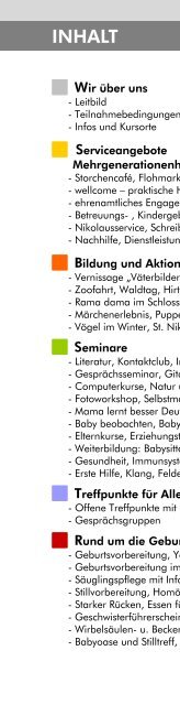 INFORMATIONEN - Familien-Bildungsstätte Bayreuth