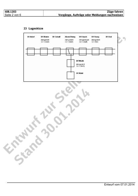 Entwurf zur Stellungnahme, Stand 30.01.2014 - DB Netz AG