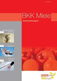 Versichertenmagazin - BKK Miele