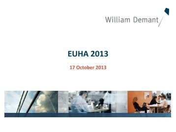 EUHA 2013 - Corporate Solutions