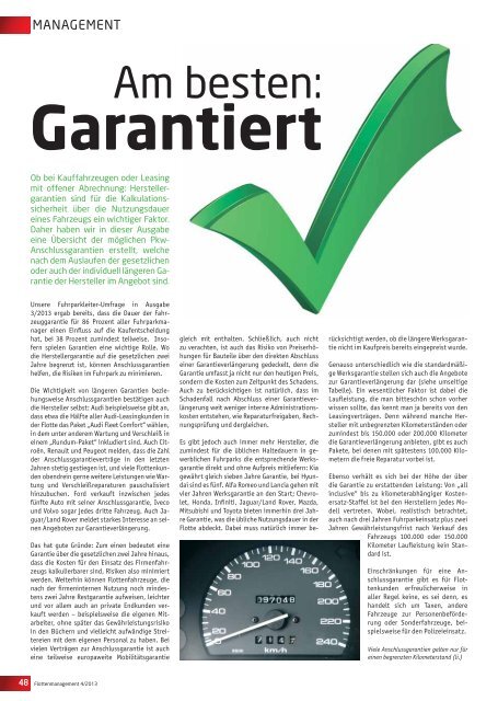 Komplettes Magazin als E-Paper - Flotte.de