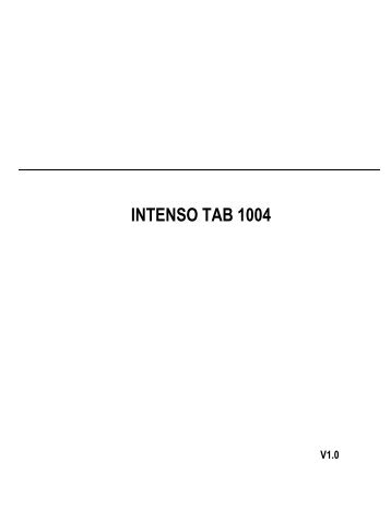 INTENSO TAB 1004 - Voelkner