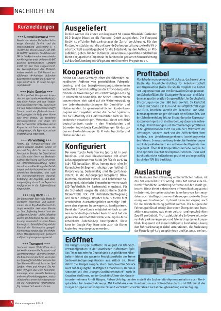 Komplettes Magazin als E-Paper - Flotte.de