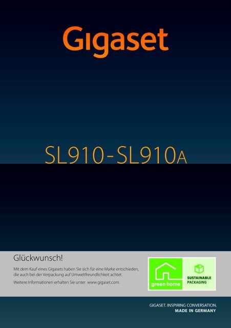 Gigaset SL910/SL910A – mit dem besonderen „Touch“