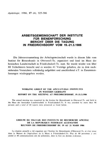 ARBEITSGEMEINSCHAFT DER INSTITUTE FÜR ... - HAL - INRIA