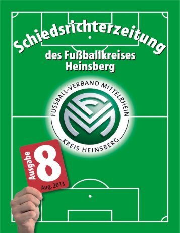 Ausgabe 08 (28.08.13) - Fußballkreis Heinsberg