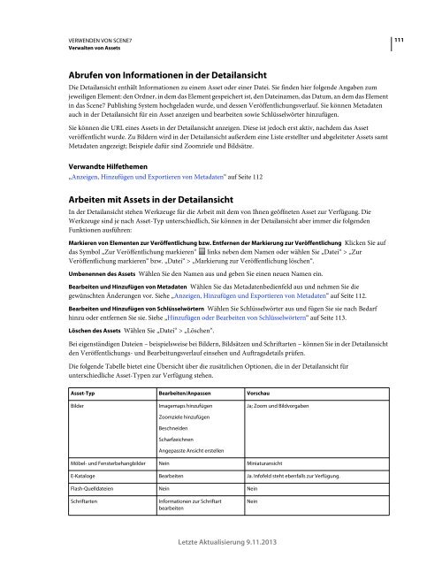 Hilfe-PDF anzeigen (8.8MB) - Adobe