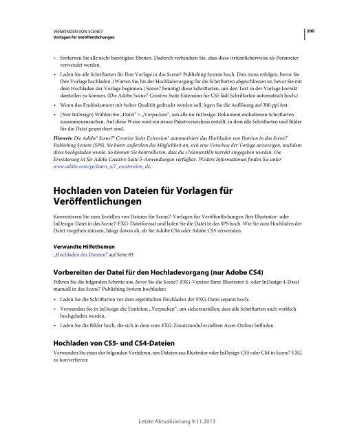 Hilfe-PDF anzeigen (8.8MB) - Adobe