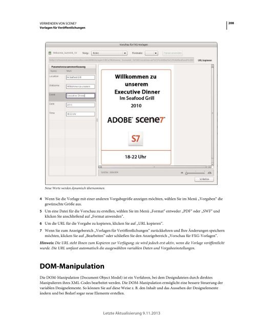 Hilfe-PDF anzeigen (8.8MB) - Adobe