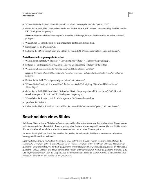 Hilfe-PDF anzeigen (8.8MB) - Adobe