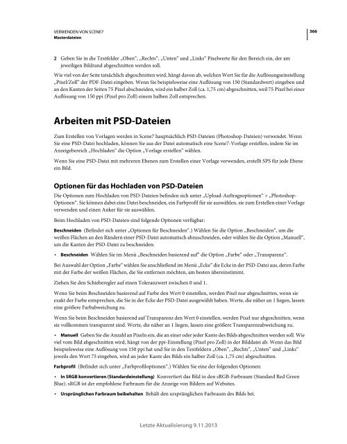 Hilfe-PDF anzeigen (8.8MB) - Adobe