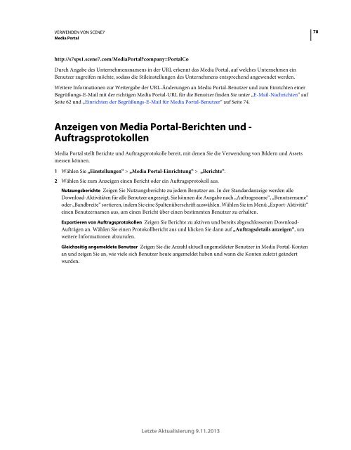 Hilfe-PDF anzeigen (8.8MB) - Adobe