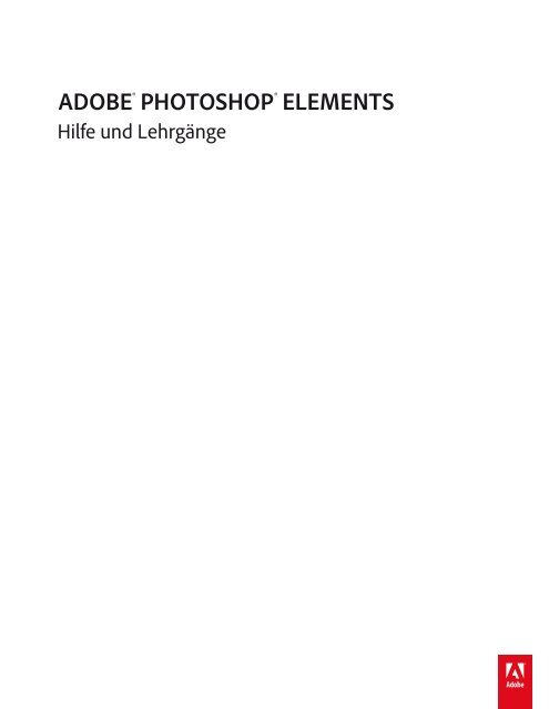 Photoshop Elements 11 (PDF) - Adobe