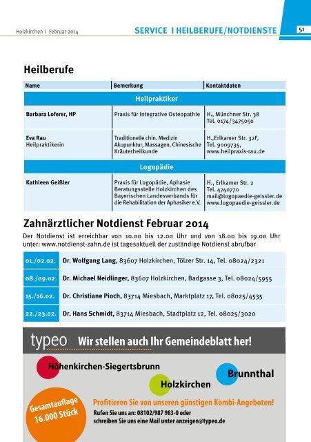 Februar 2014 - Holzkirchen