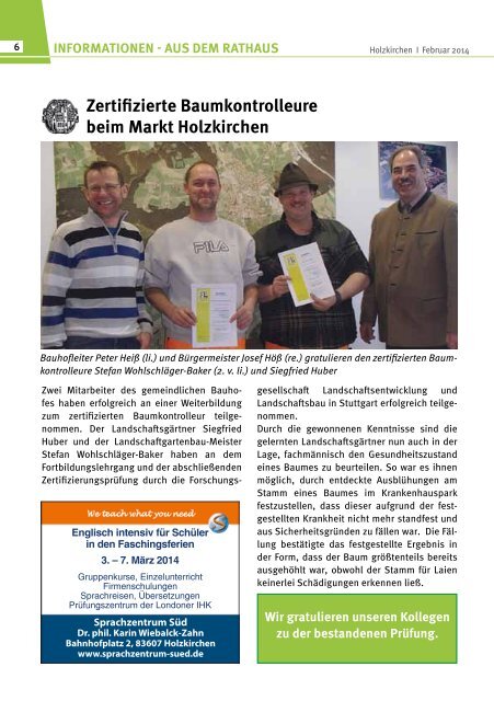 Februar 2014 - Holzkirchen