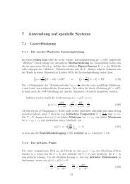 7 Anwendung auf spezielle Systeme - homepages.uni-regensburg.de