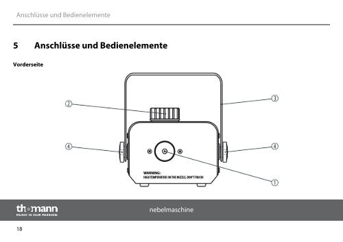 SF-80 nebelmaschine bedienungsanleitung - Musikhaus Thomann