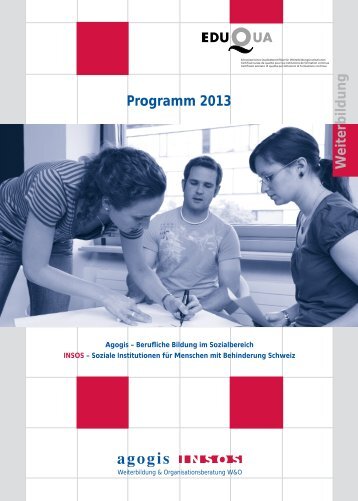 W eiterbildung Programm 2013 - Insos