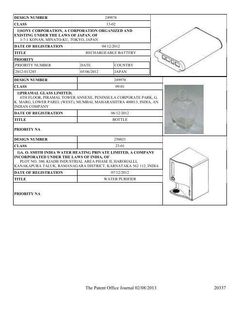 Design - Controller General of Patents Designs and Trademarks