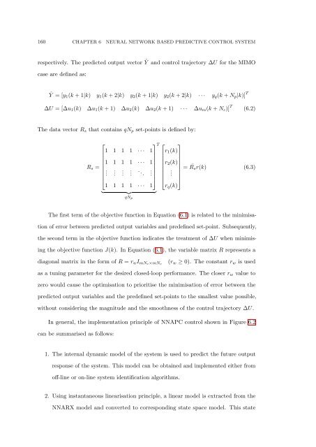 The Development of Neural Network Based System Identification ...