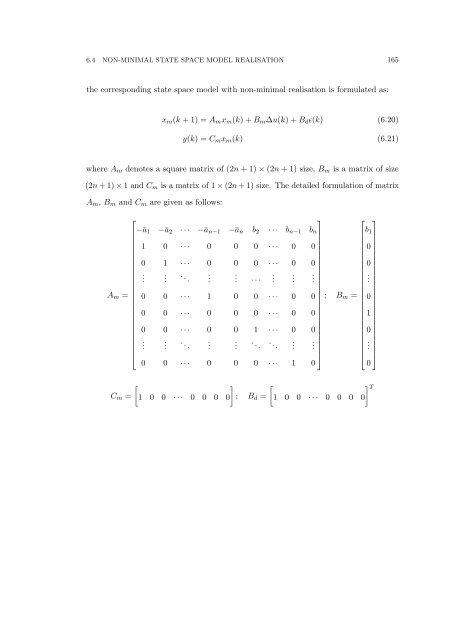 The Development of Neural Network Based System Identification ...