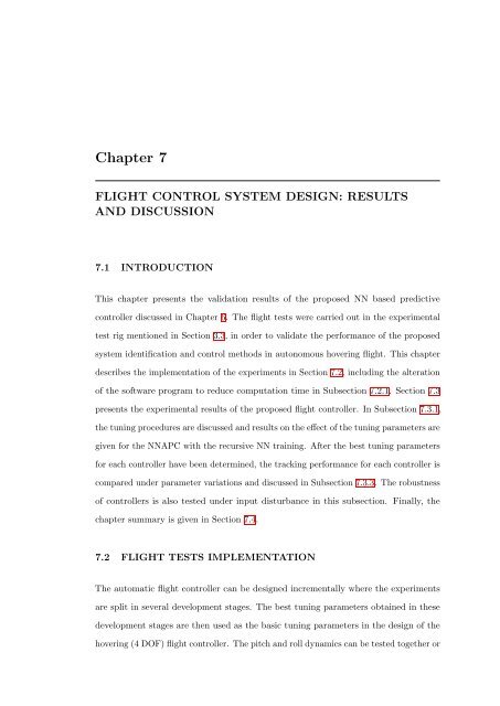 The Development of Neural Network Based System Identification ...