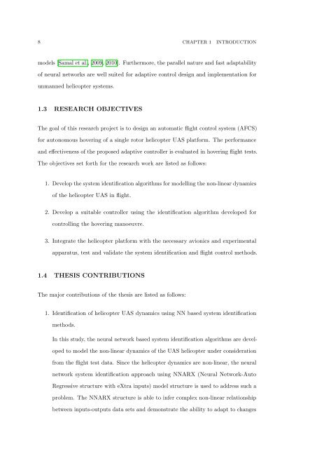 The Development of Neural Network Based System Identification ...