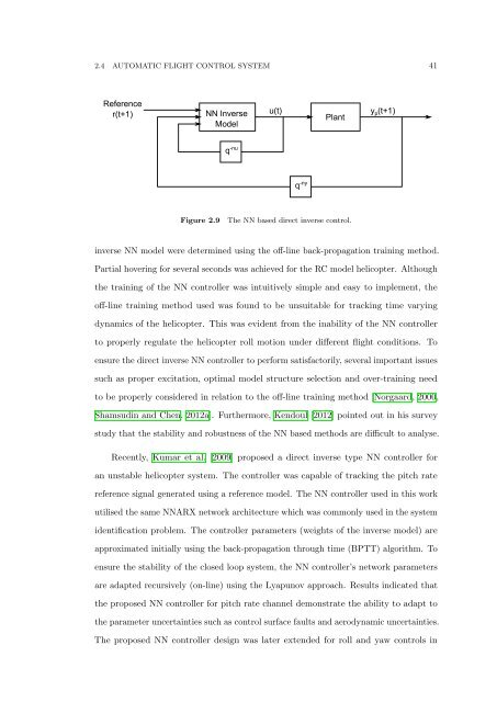 The Development of Neural Network Based System Identification ...