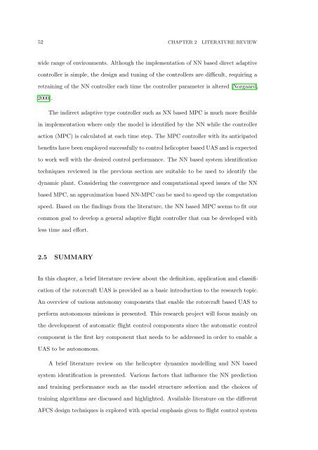 The Development of Neural Network Based System Identification ...