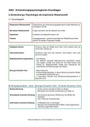 3403 - Entwicklungspsychologische Grundlagen - kampfkeks.net