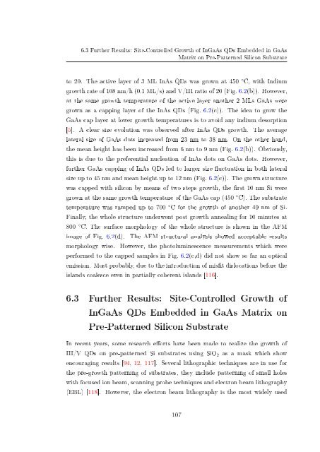 Molecular beam epitaxial growth of III-V semiconductor ... - KOBRA