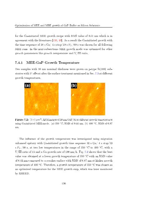 Molecular beam epitaxial growth of III-V semiconductor ... - KOBRA