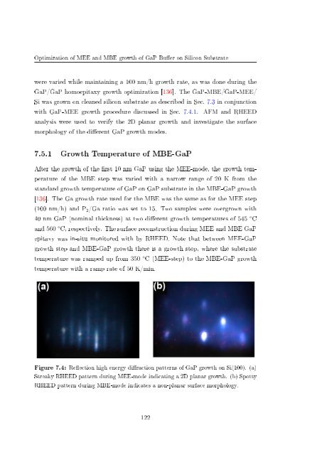 Molecular beam epitaxial growth of III-V semiconductor ... - KOBRA