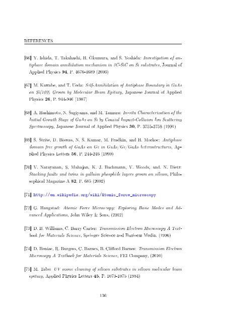 Molecular beam epitaxial growth of III-V semiconductor ... - KOBRA