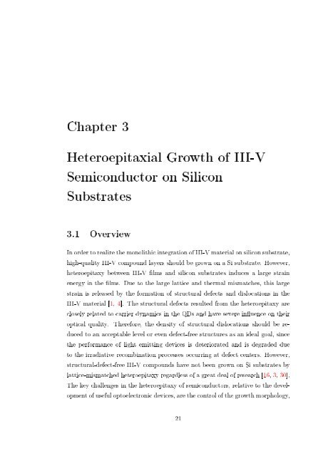 Molecular beam epitaxial growth of III-V semiconductor ... - KOBRA