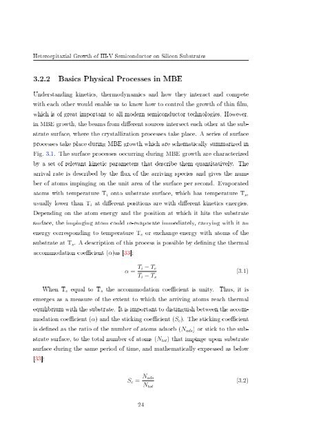 Molecular beam epitaxial growth of III-V semiconductor ... - KOBRA