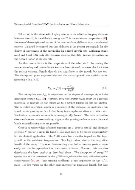 Molecular beam epitaxial growth of III-V semiconductor ... - KOBRA