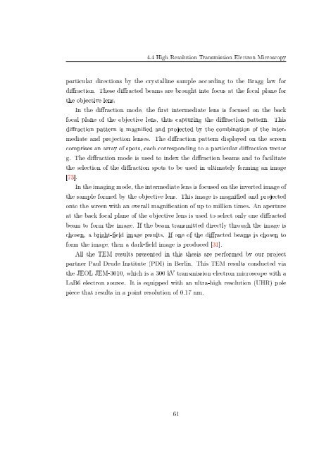 Molecular beam epitaxial growth of III-V semiconductor ... - KOBRA