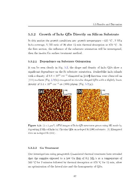 Molecular beam epitaxial growth of III-V semiconductor ... - KOBRA