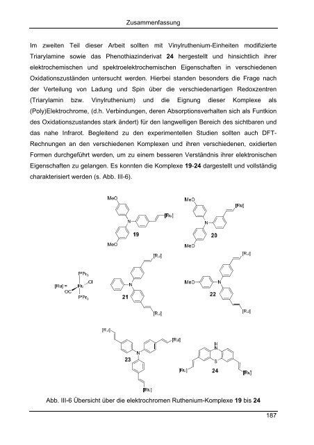 Synthese und Reaktionen von metallorganischen π-Systemen - KOPS